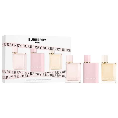 burberry mini trio|burberry mini perfume macy's.